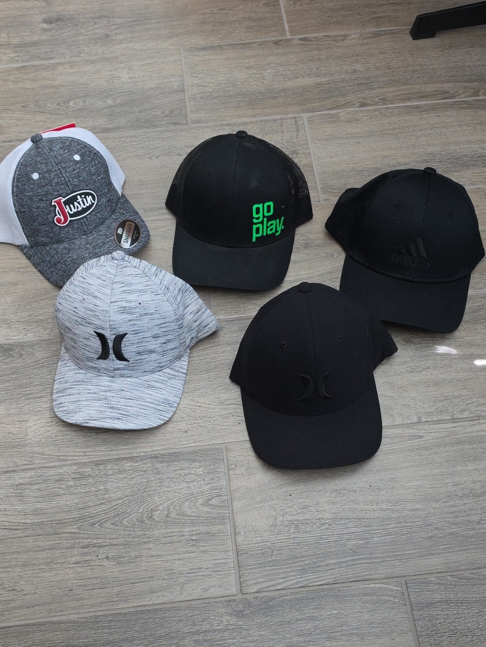 Black "Go Play" Kids Mesh Baseball Cap